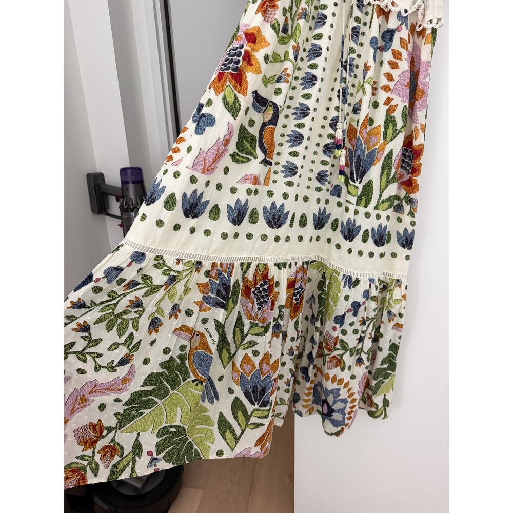Farm Rio Summer Garden Dress Size Small - Picture 6 of 16